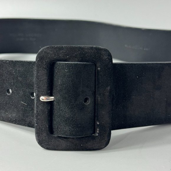 Ralph Lauren Black Label Wide Suede Waist Belt, Size M main image 12